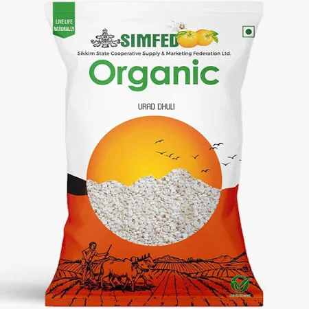 Organic Urad Dhuli Dal (1Kg-500gm)